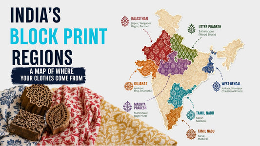 India's Block Print Regions: A Map of Where Your Clothes Come From