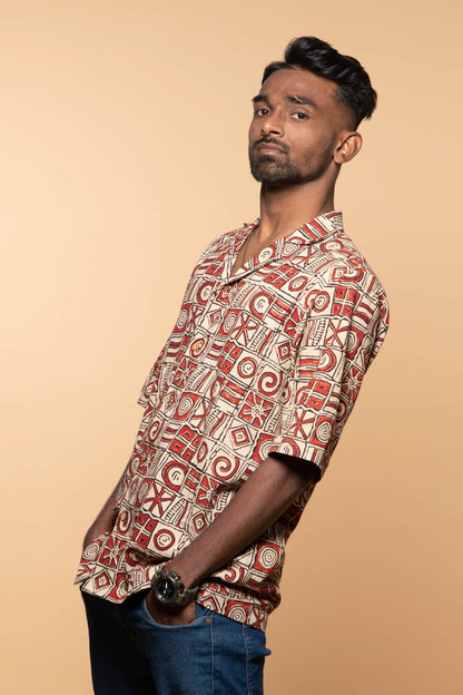 Cuban Collar Shirt for men