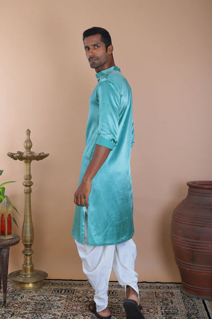 Indian traditional peacock kurta  set