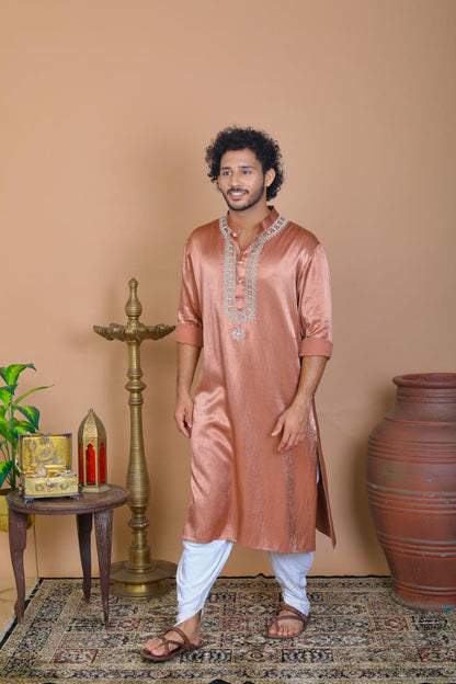 Indian traditional brown kurta  set